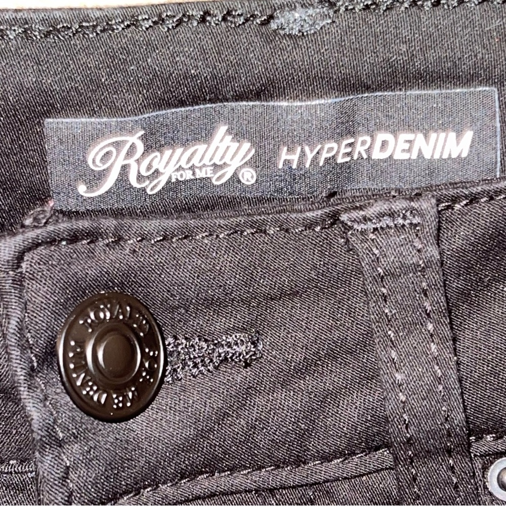 Royalty For Me Black Denim Jeans